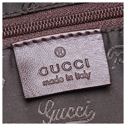 Gucci Brown GG Crystal Tote Bag