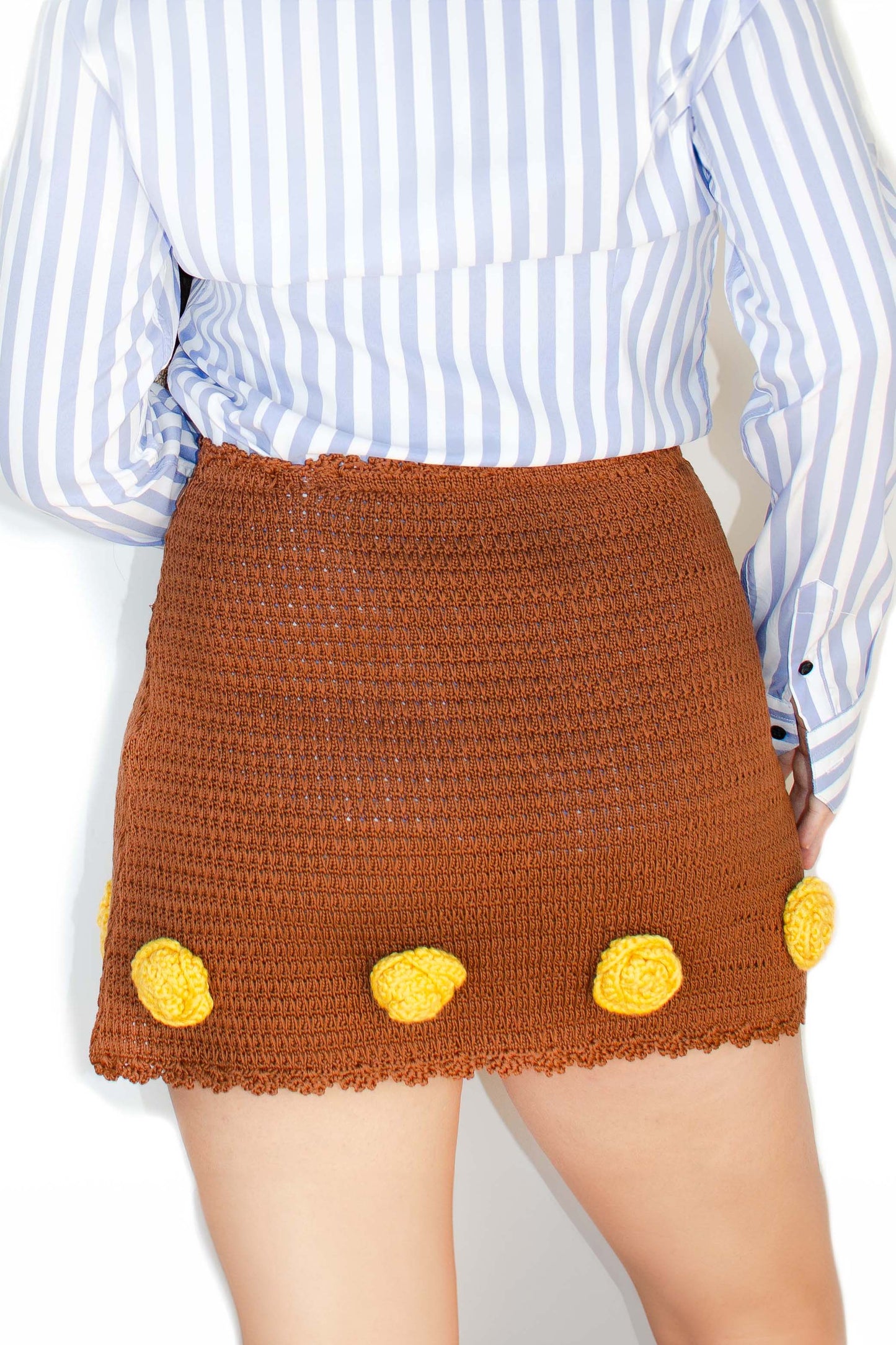 Crochet Style Mini Skirt